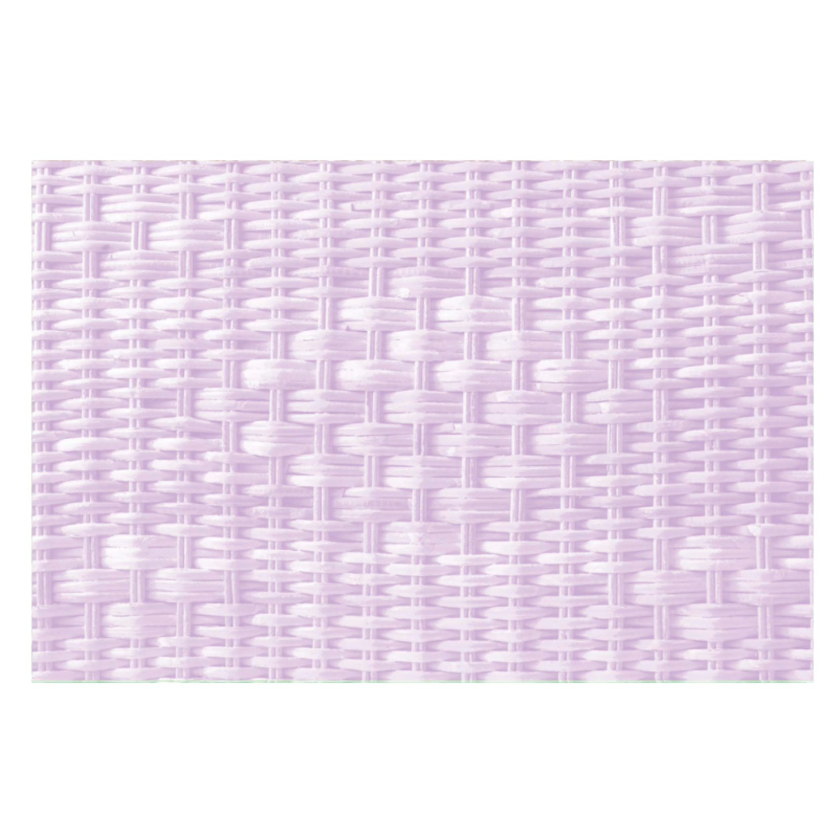 Bright Design & Co Placemat - Wicker Weave, Lavender Wash