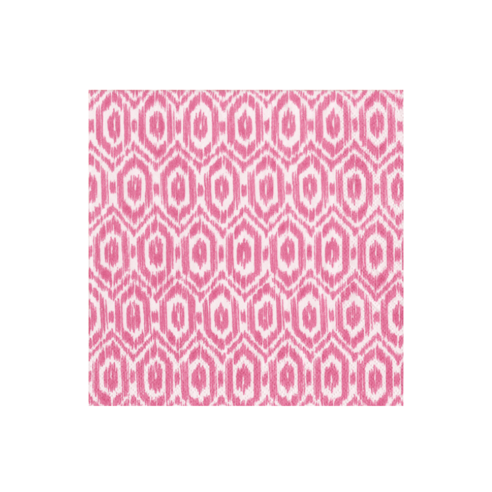 Caspari Fuchsia Amala Ikat, Cocktail Napkin - 40/box