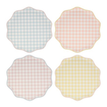 Meri Meri Gingham, Dinner Plates - 12/Pack