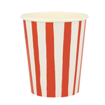 Meri Meri Red Stripe Cups - 8/Pack