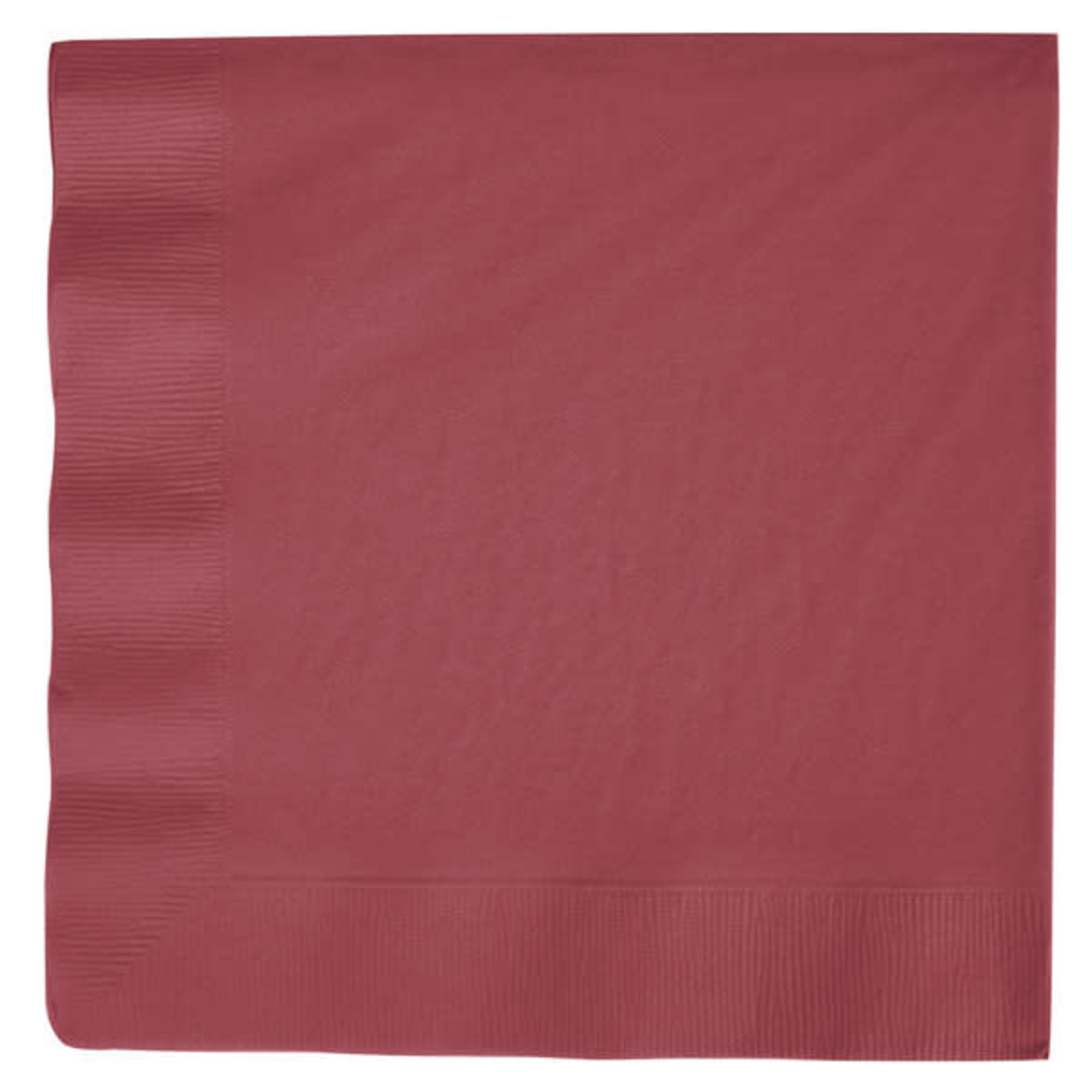 Creative Converting Paper Dinner Napkins - Burgundy 25/Pack