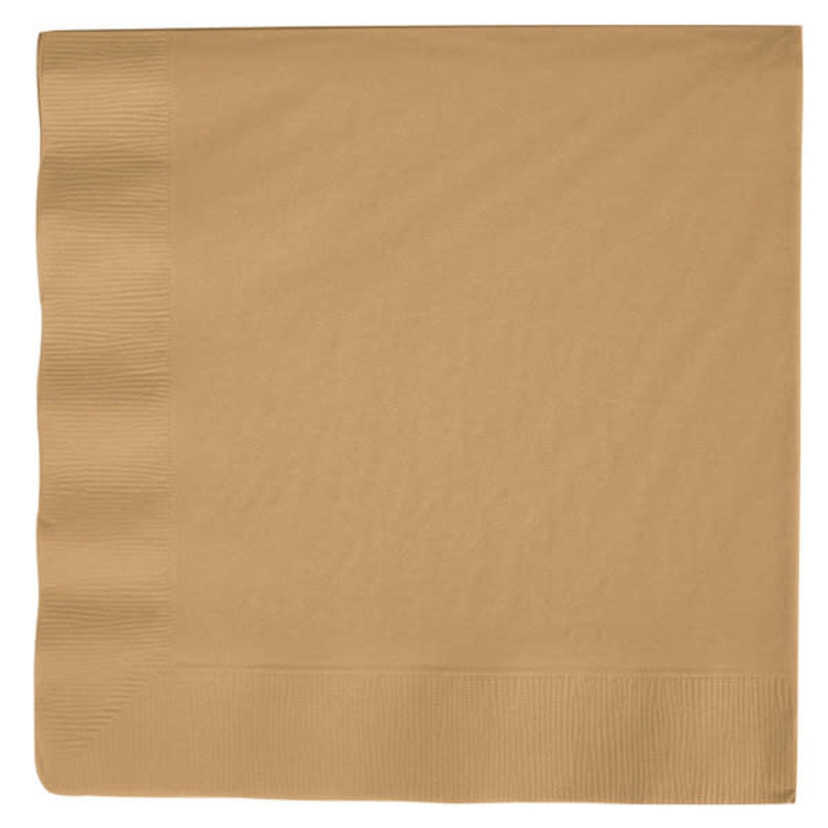 Creative Converting Paper Dinner Napkins - Gold 25/Pack