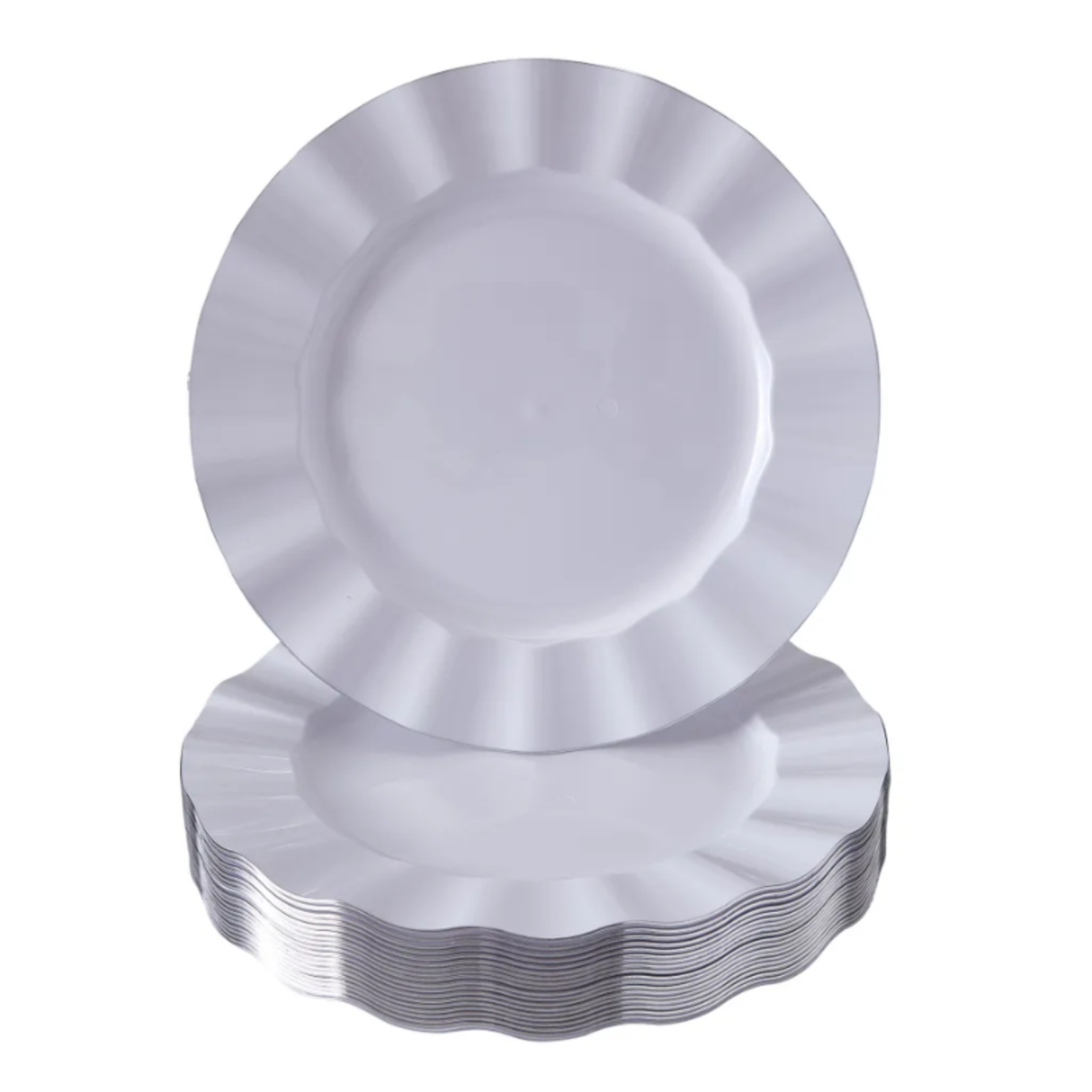Silverspoons Veil White, Dessert Plate - 10/pack