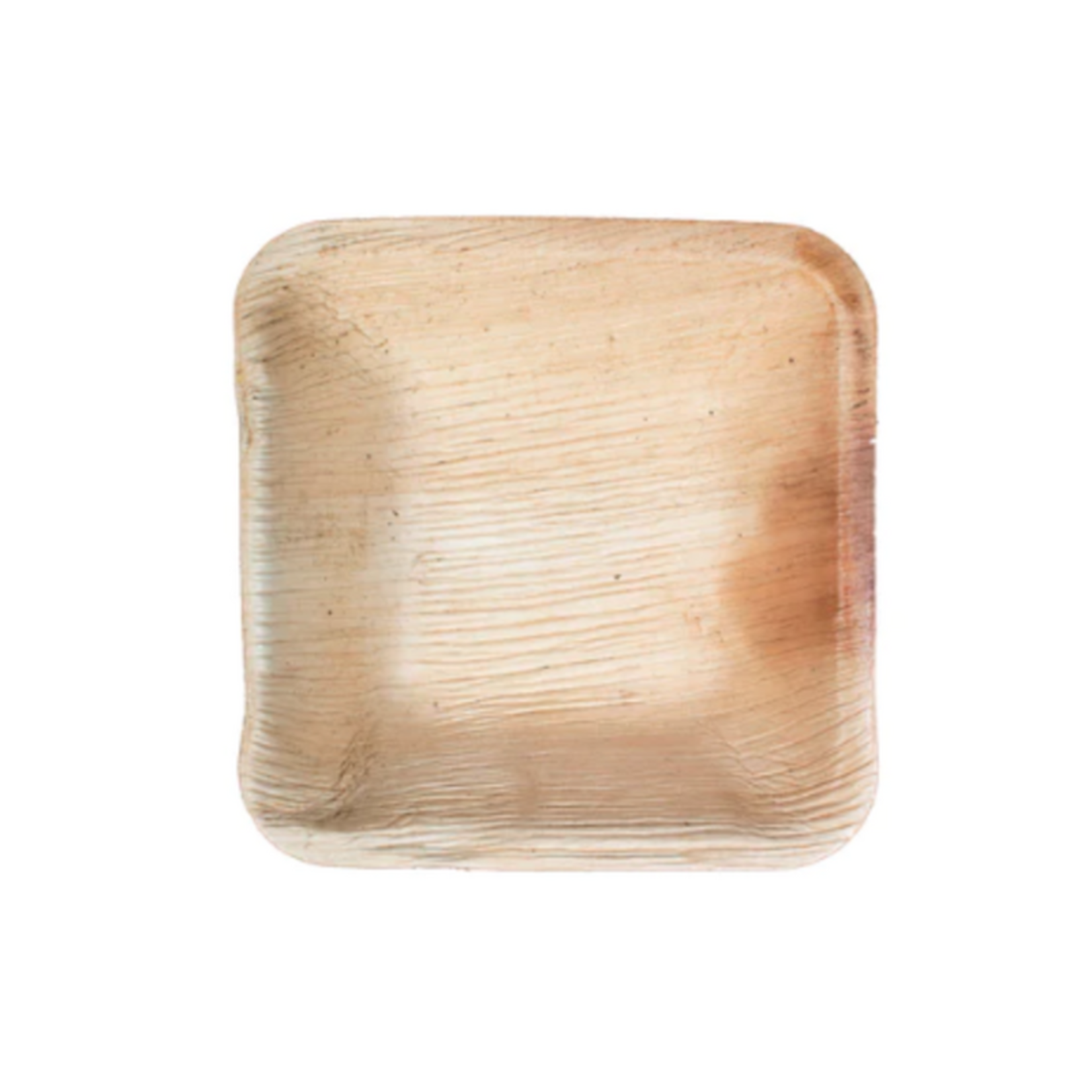 Verterra Palm Leaf 4” x 4” Plate - 25/pack