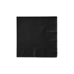 Creative Converting Black, Cocktail Napkin - 50/pack