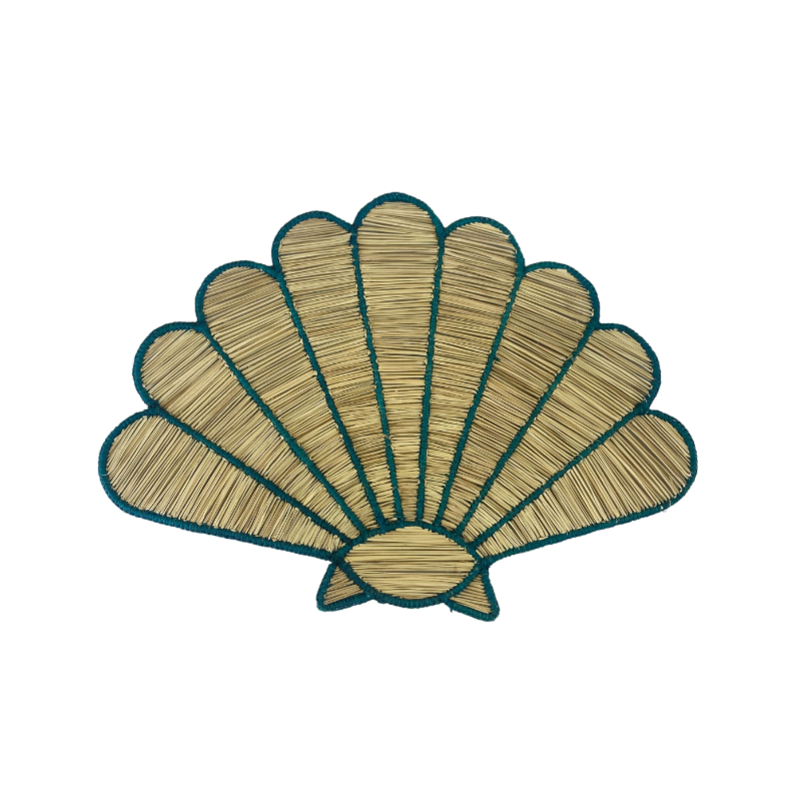 Klatso Seashell Placemat, Turquoise