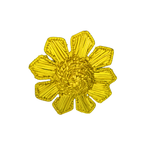 Klatso Flower Napkin Ring, Yellow