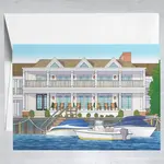Color Our Town Notecard - Barons Cove