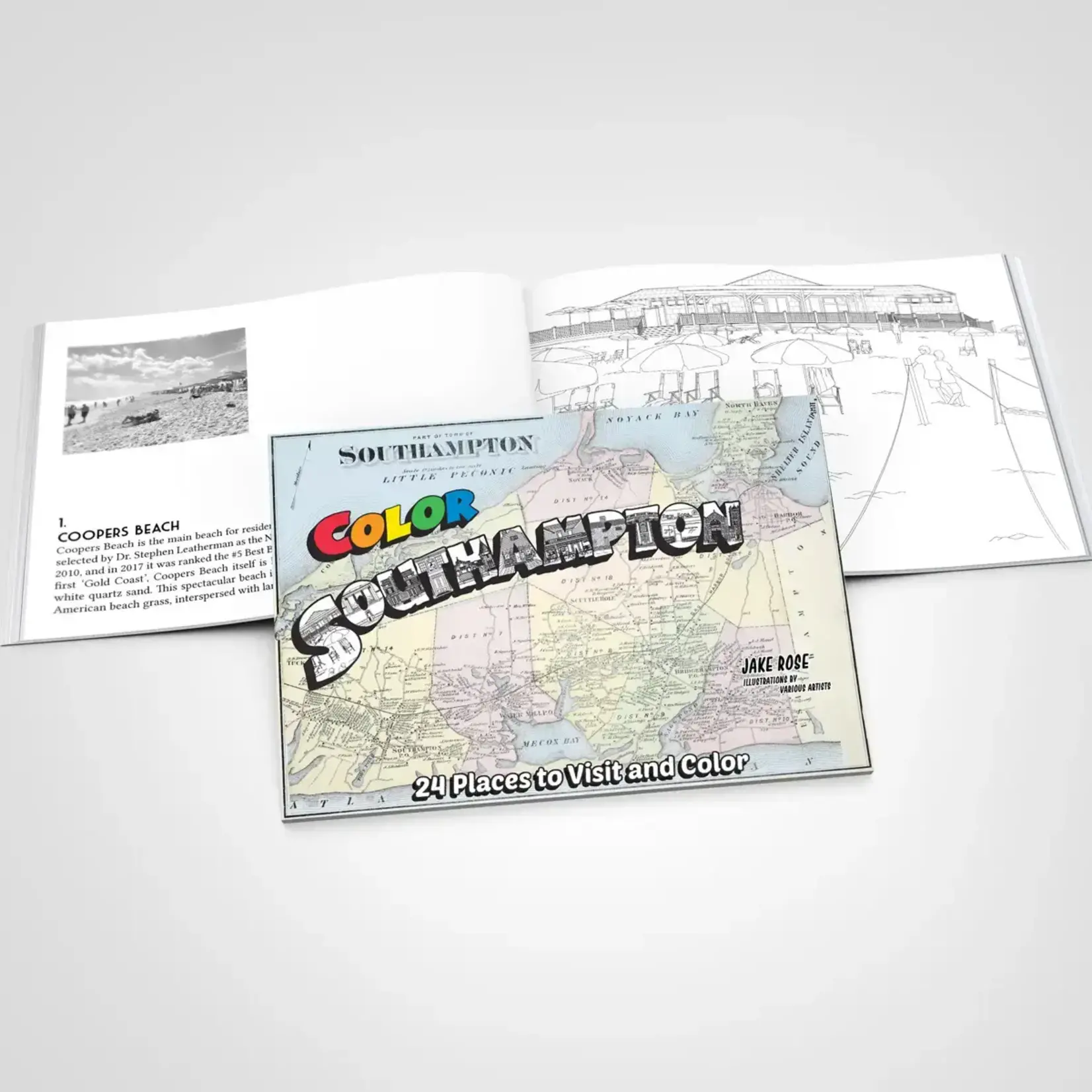 Color Our Town Color Southampton - Coloring Book