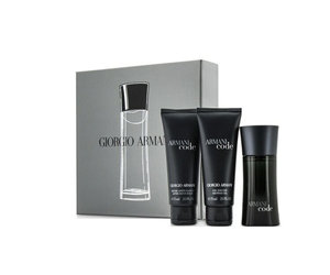 Armani Code Eau de Toilette for Men Gift Set 50ml Shower Gel 75ml Body Lotion 75ml