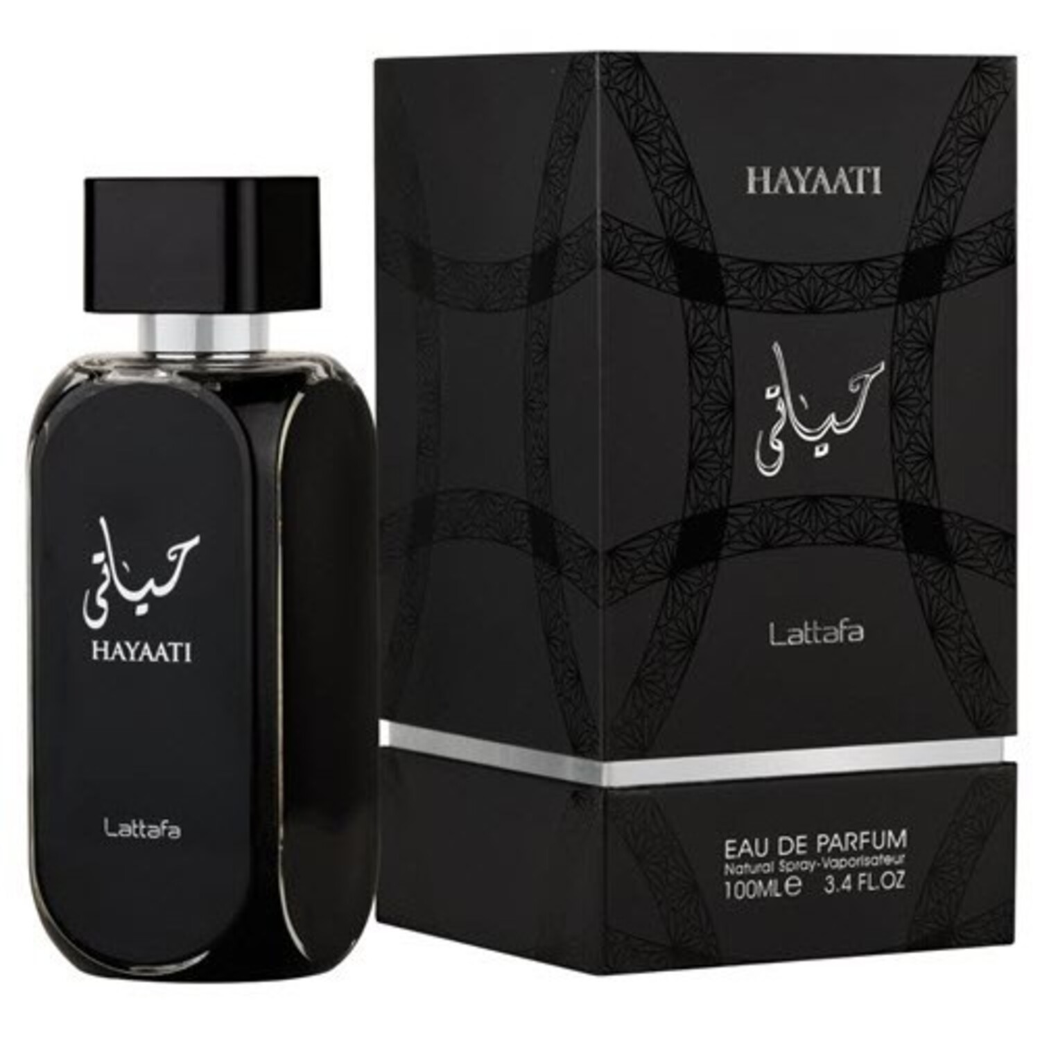 Lattafa Hayaati for Men Eau de Parfum Spray, 3.4 Ounce