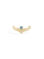 Michaela Farkasovska Designs Sway Mermaid Tail Sapphire Ring