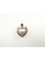Lisa Kramer Vintage Jewelry Heart Brooch/Pendant