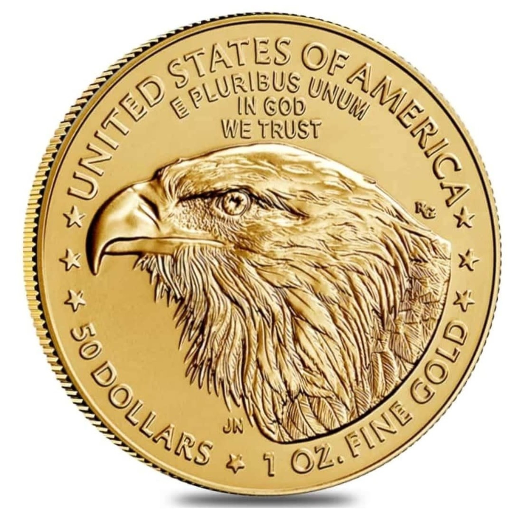 1 oz. American Eagle reverse .999 fine gold type 2