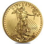 1 oz. $50 Gold American Eagle .999 fine Obverse