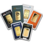 1 oz. Pure Gold Bars
