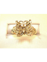 14KY Butterfly Ring Sz.7 1/2
