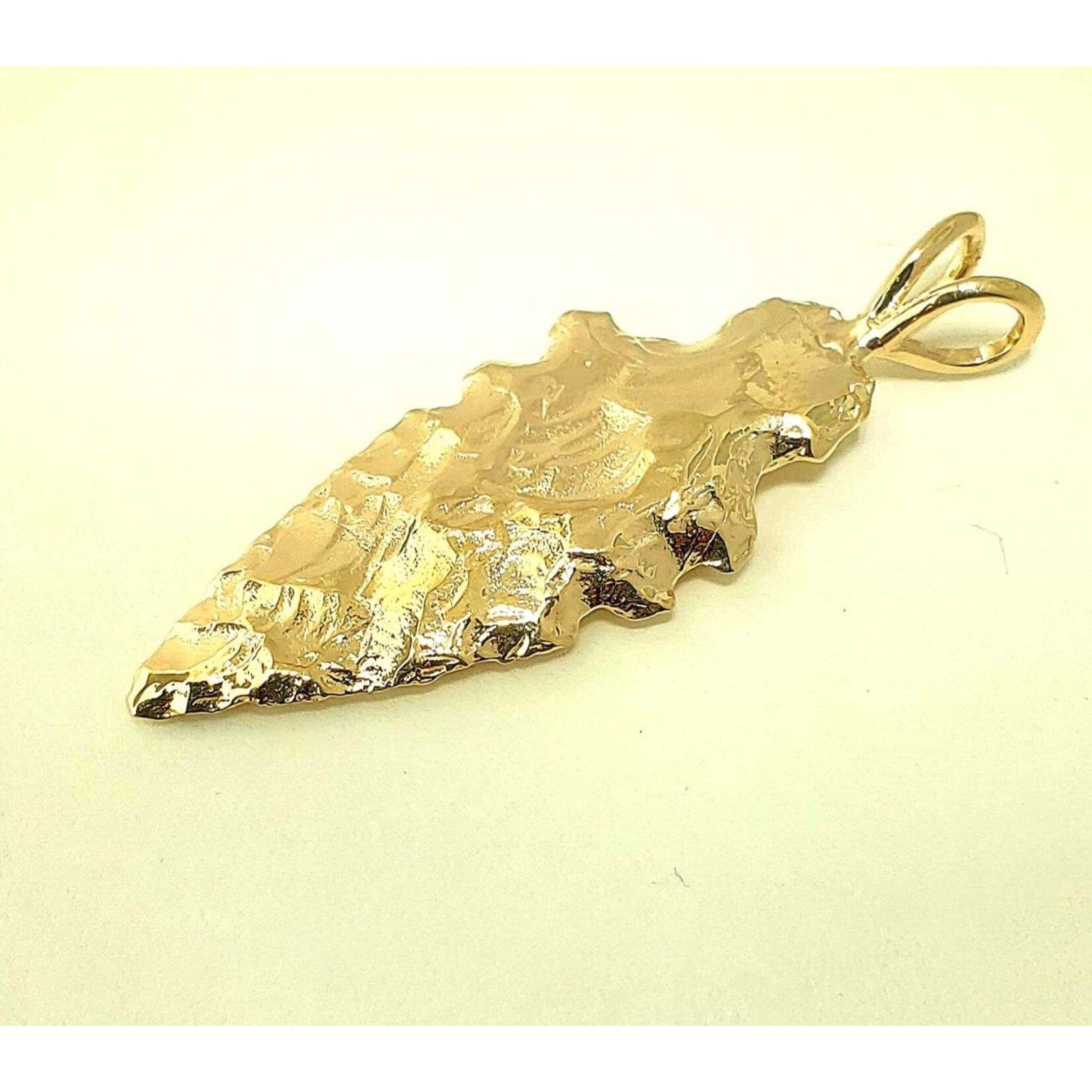 14KY Arrowhead Pendant- 10 Grams