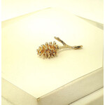 14K Yellow Pinecone Pendant