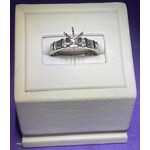 PLAT. 1/2 ctw. DIA. Baguette/Rd Eng.