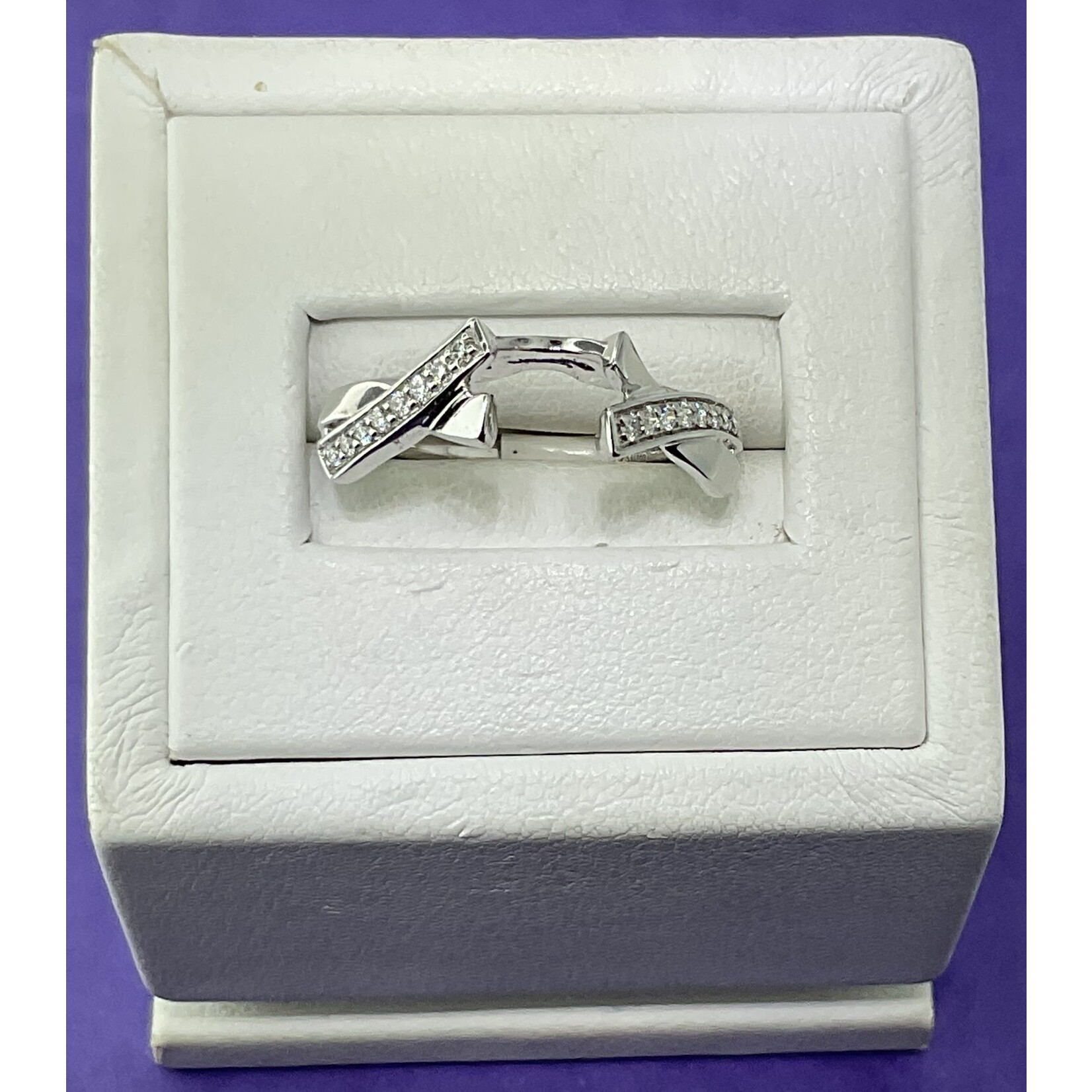 14KW .14 ctw DIA WRAP Sz.7