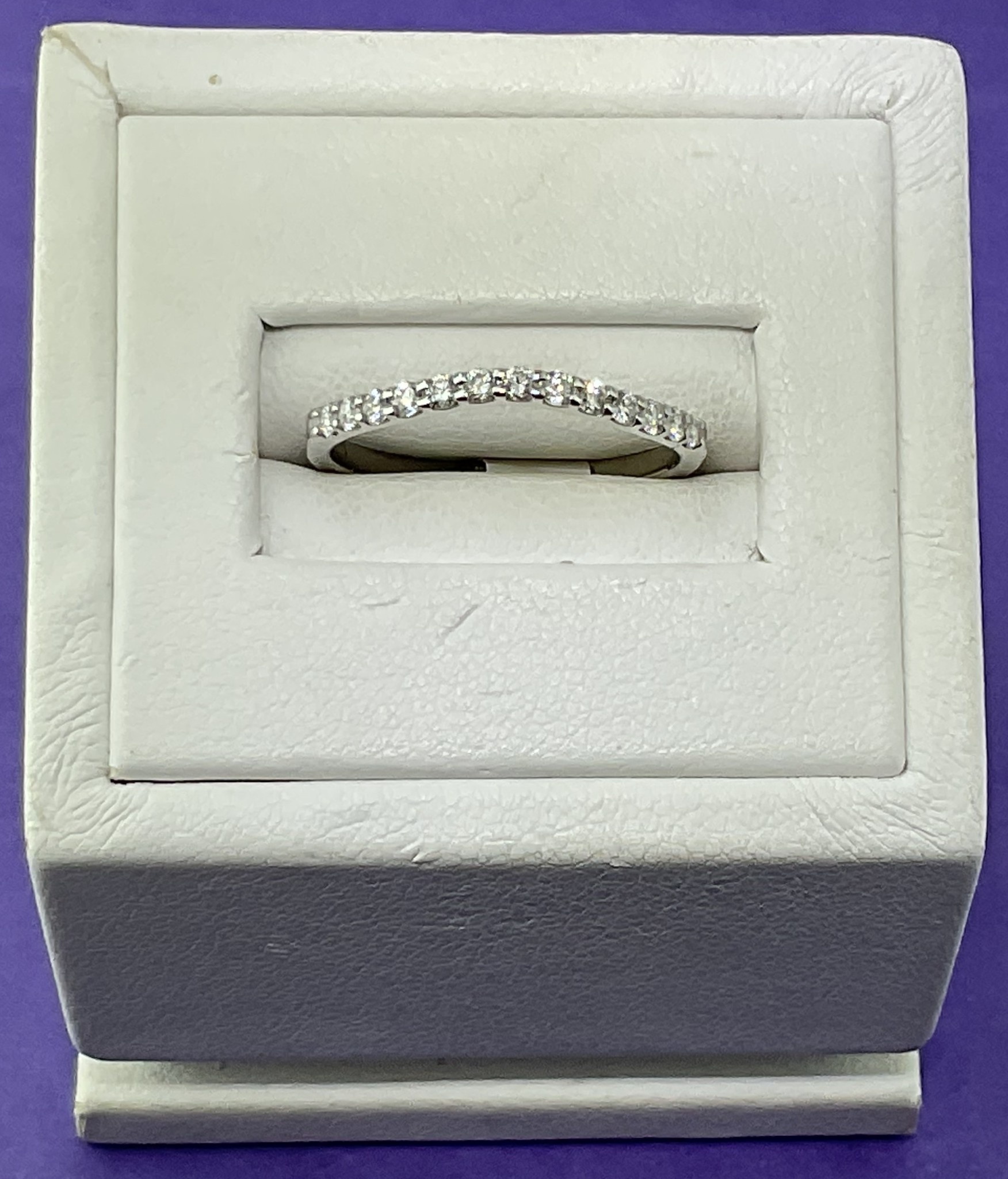 Suzy Levian Sterling Silver Princess Cut White Cubic