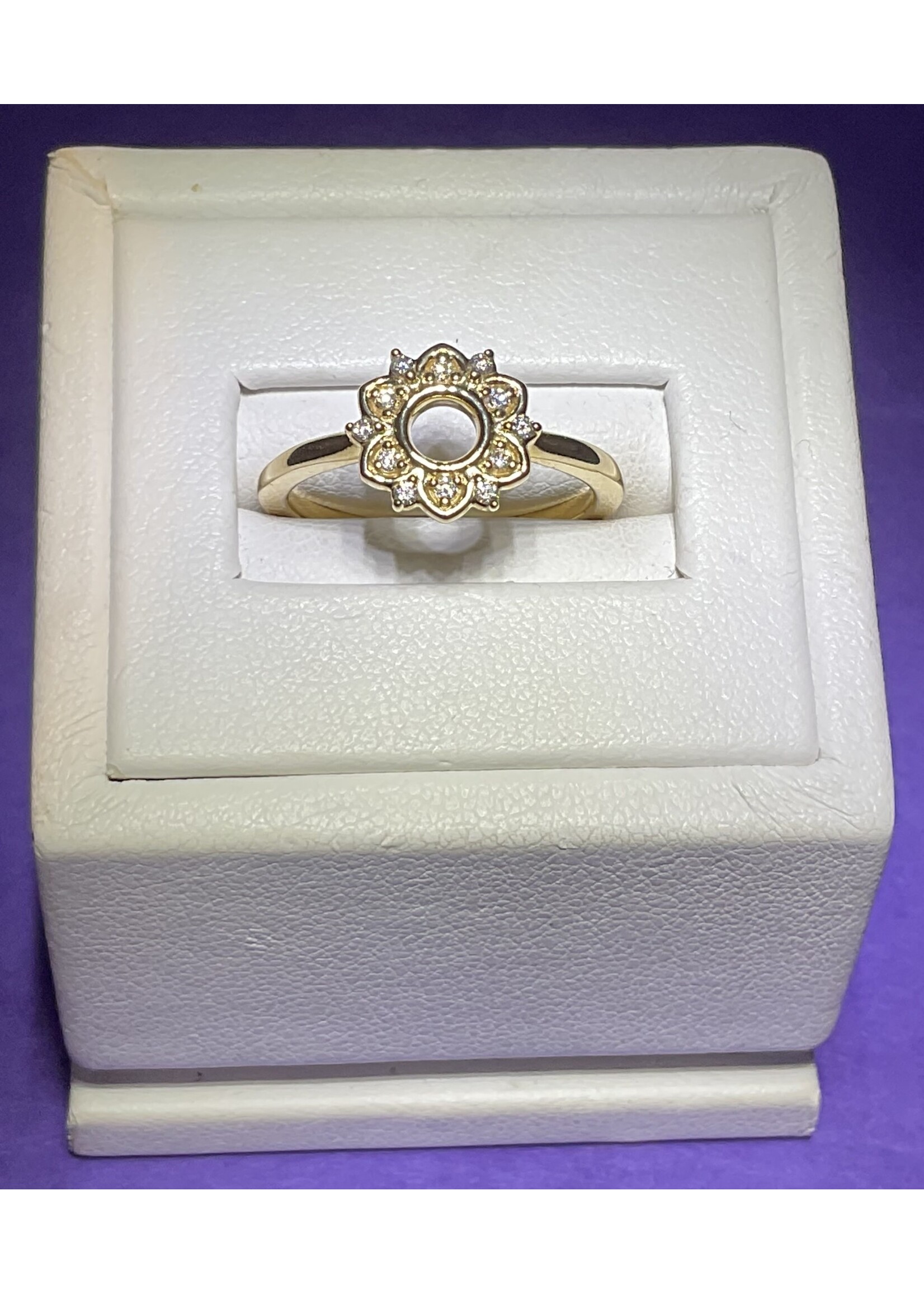 14KY 1/10ctw Dia Ring Sz. 7.25