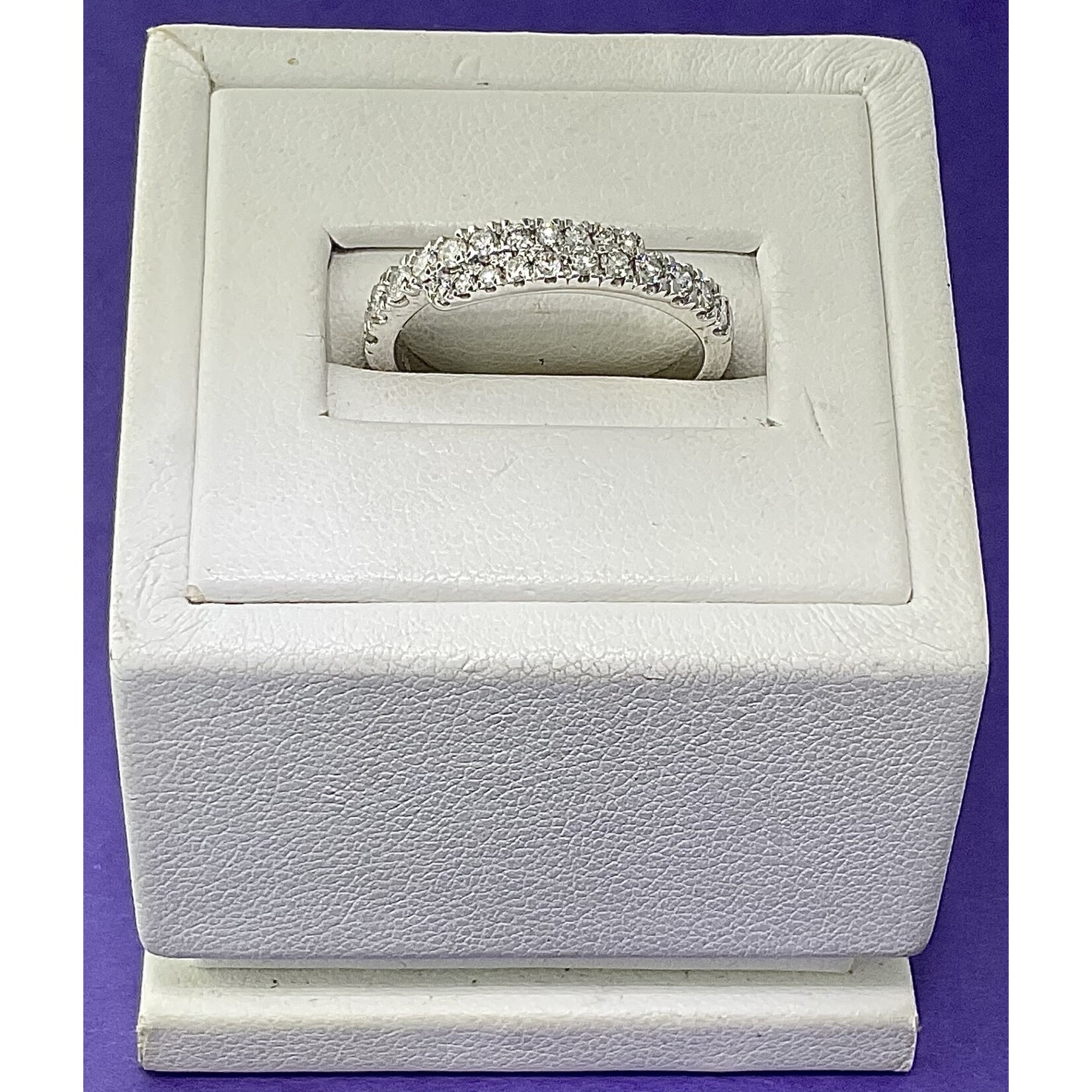 14KW 1/2ctw Dia. Bypass Ring Sz. 6.75