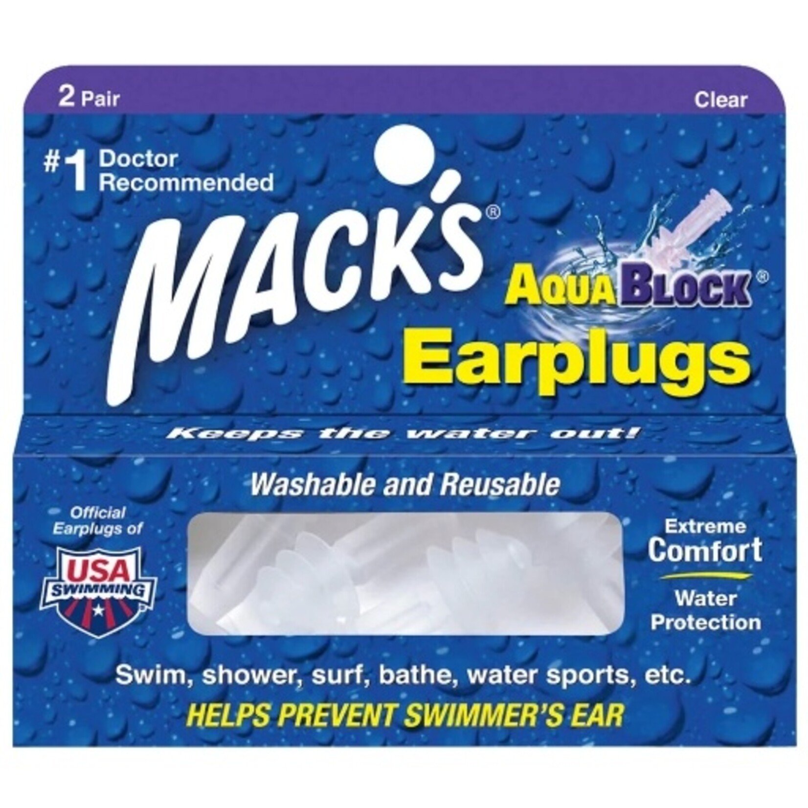 Mack's Mack's AquaBlock Earplugs