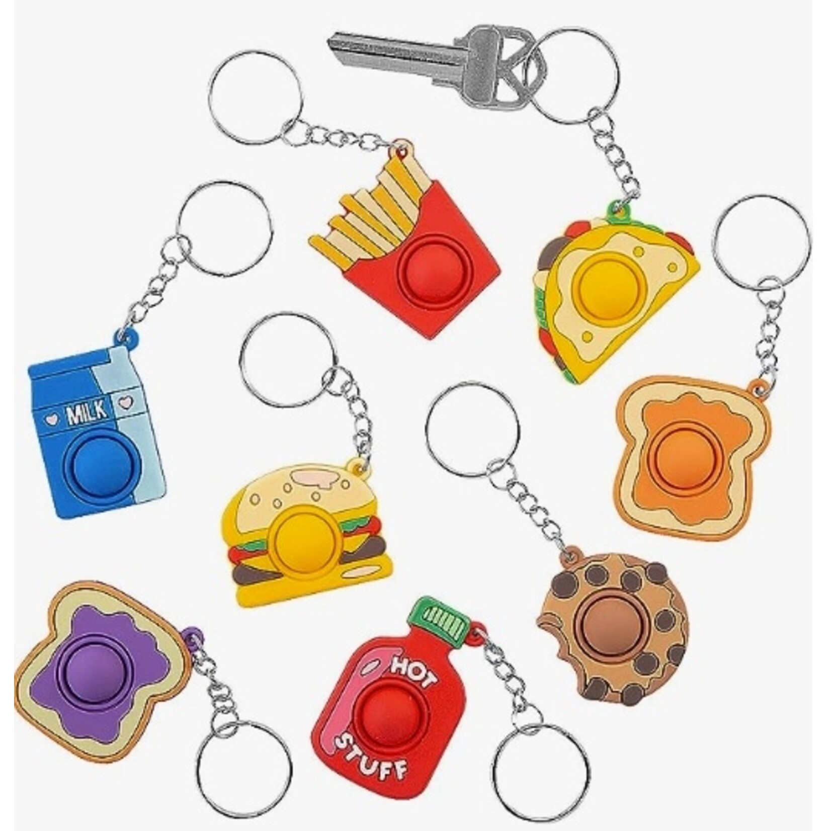 Mini Food Pop Keychain