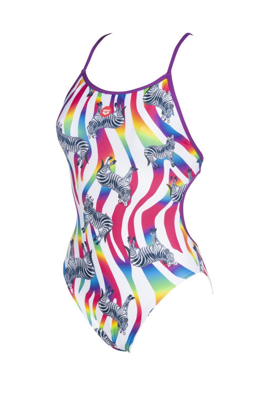 置物 Swimsuit Department Chicken Head Zebra High Cut Plungey