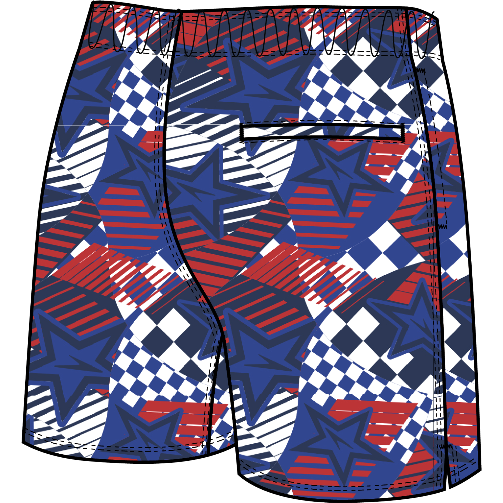 Speedo USA Stars Redondo Edge Volley 14"