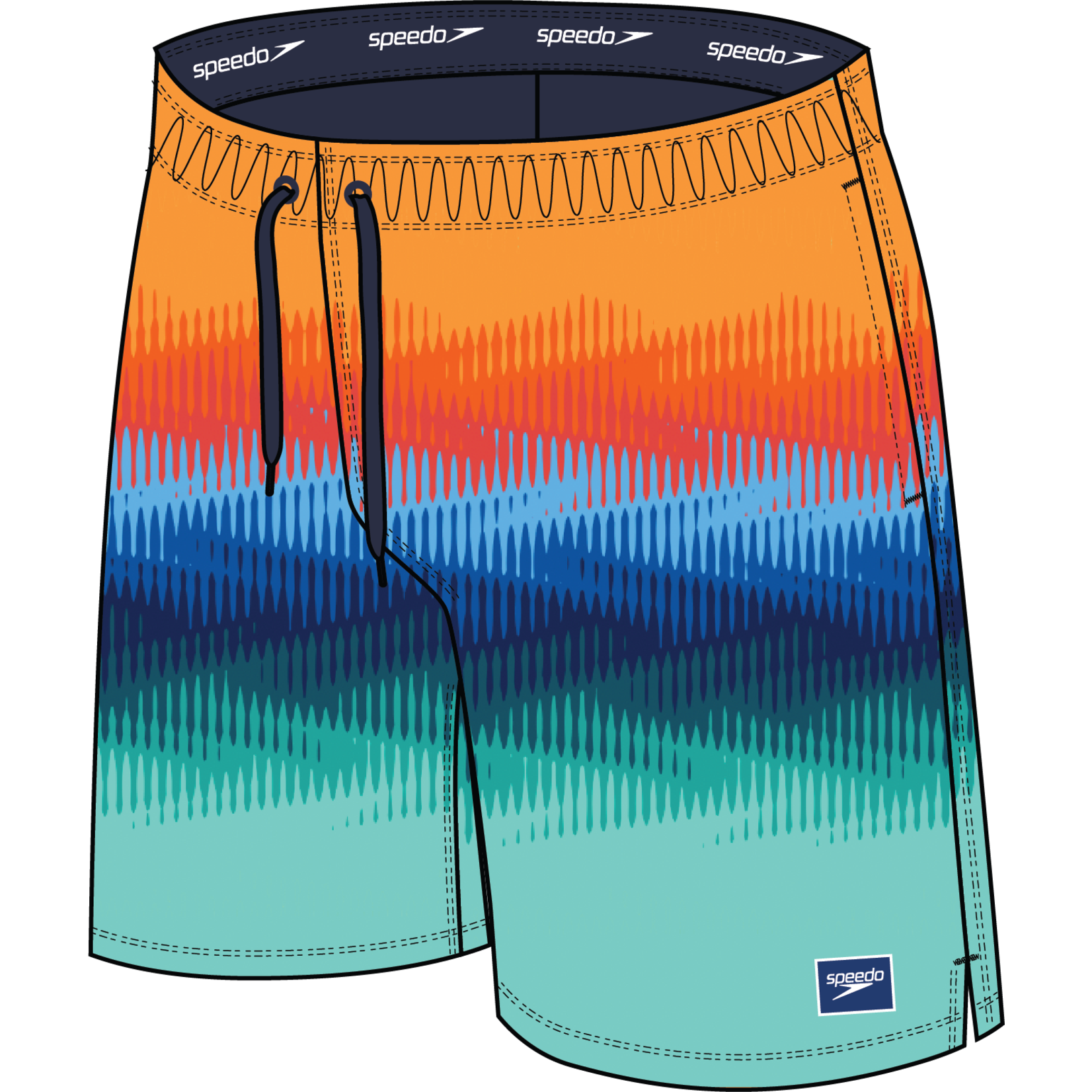 Speedo C-Ombre Logo Redondo Edge Volley 17"