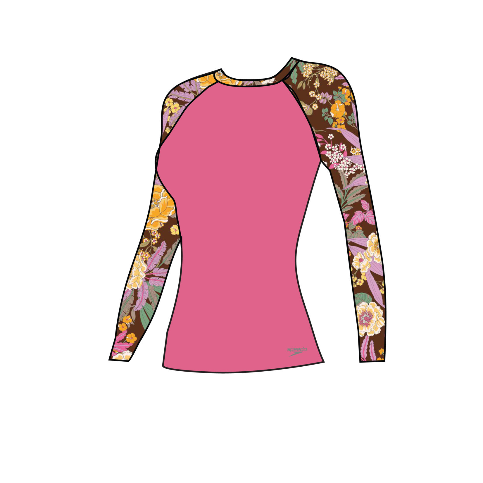 Speedo C-Fanciful L/S Rashguard