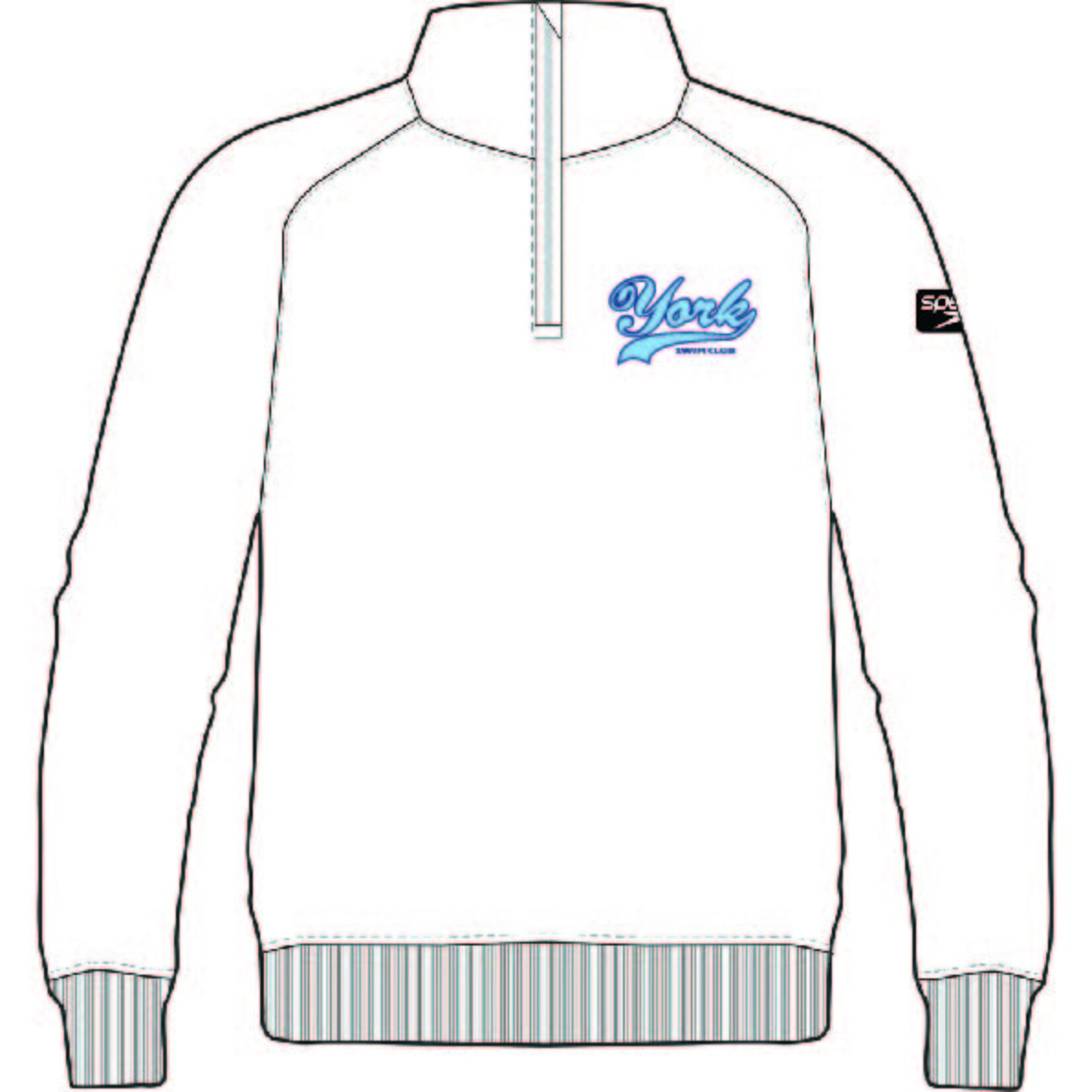 YORK YORK Quarter Zip Fleece