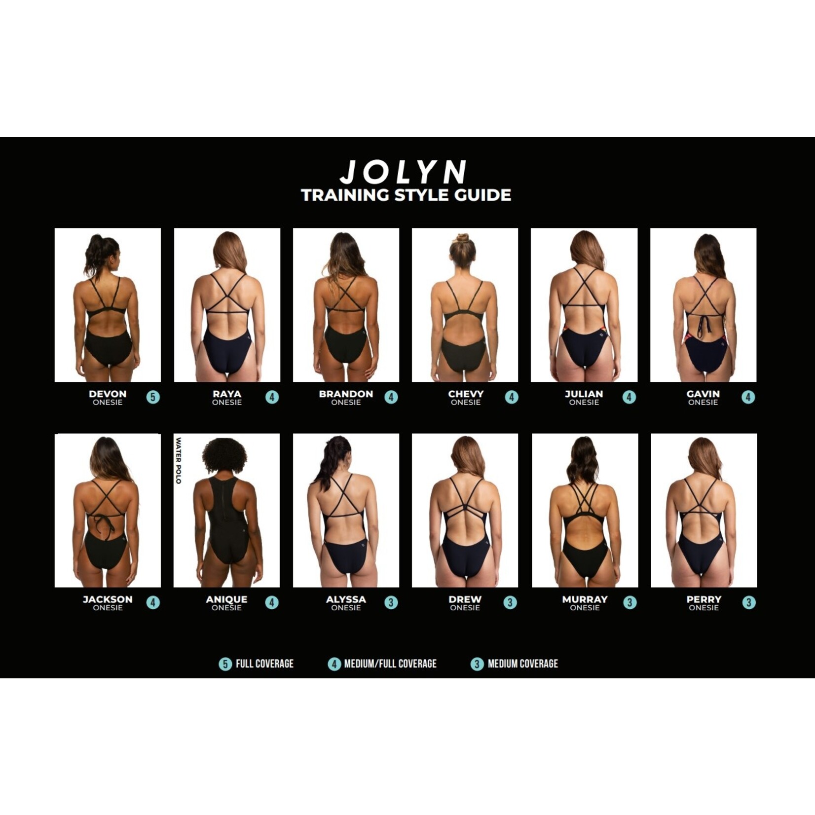 Jolyn Jackson One Piece Swimsuit - Solids