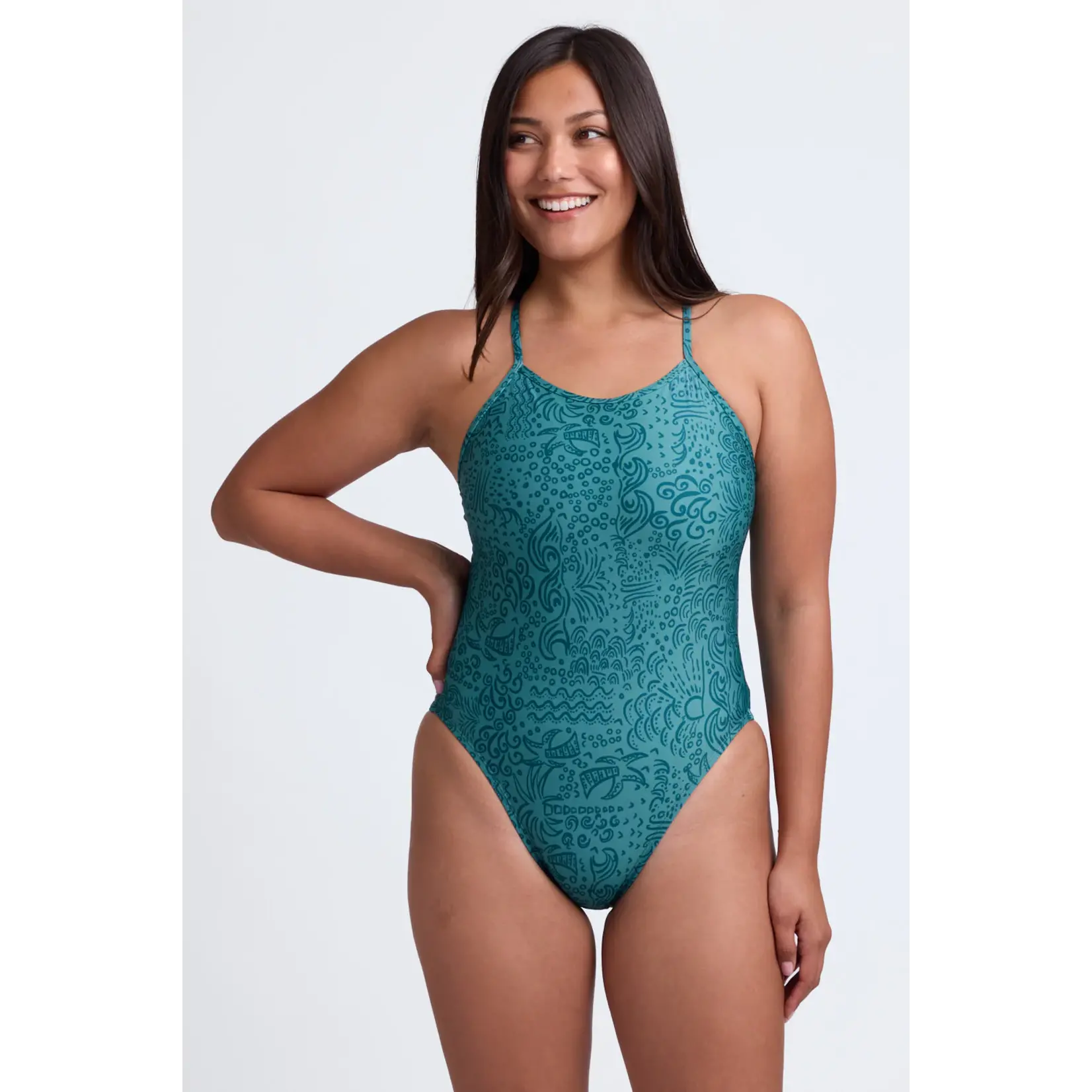 Jolyn Julian 2 Swim Onesie - Print