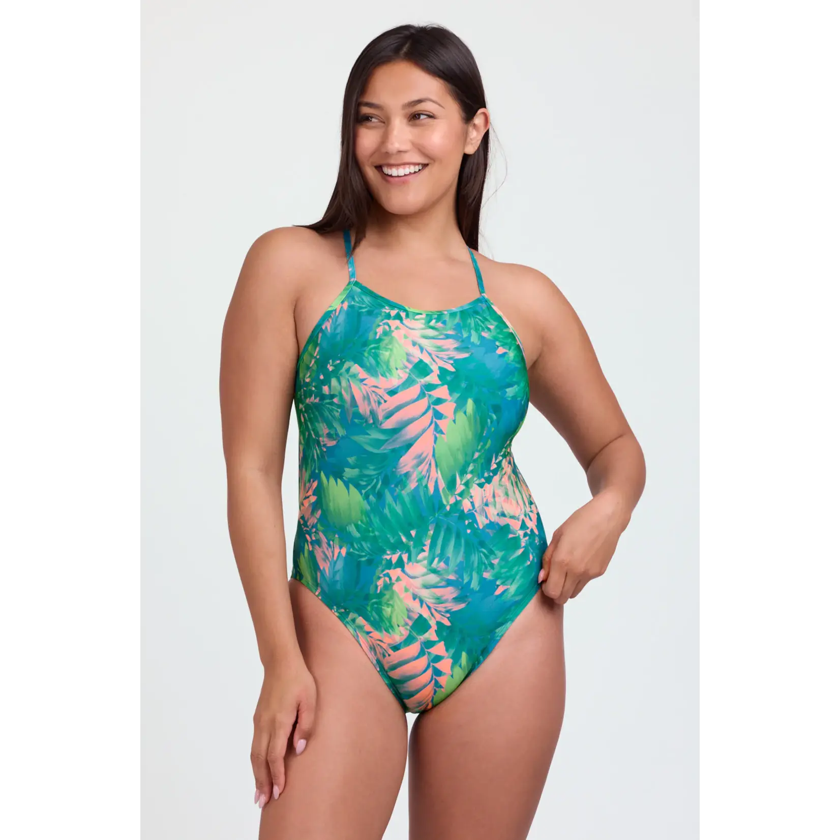 Jolyn Brandon 2 Swim Onesie - Print