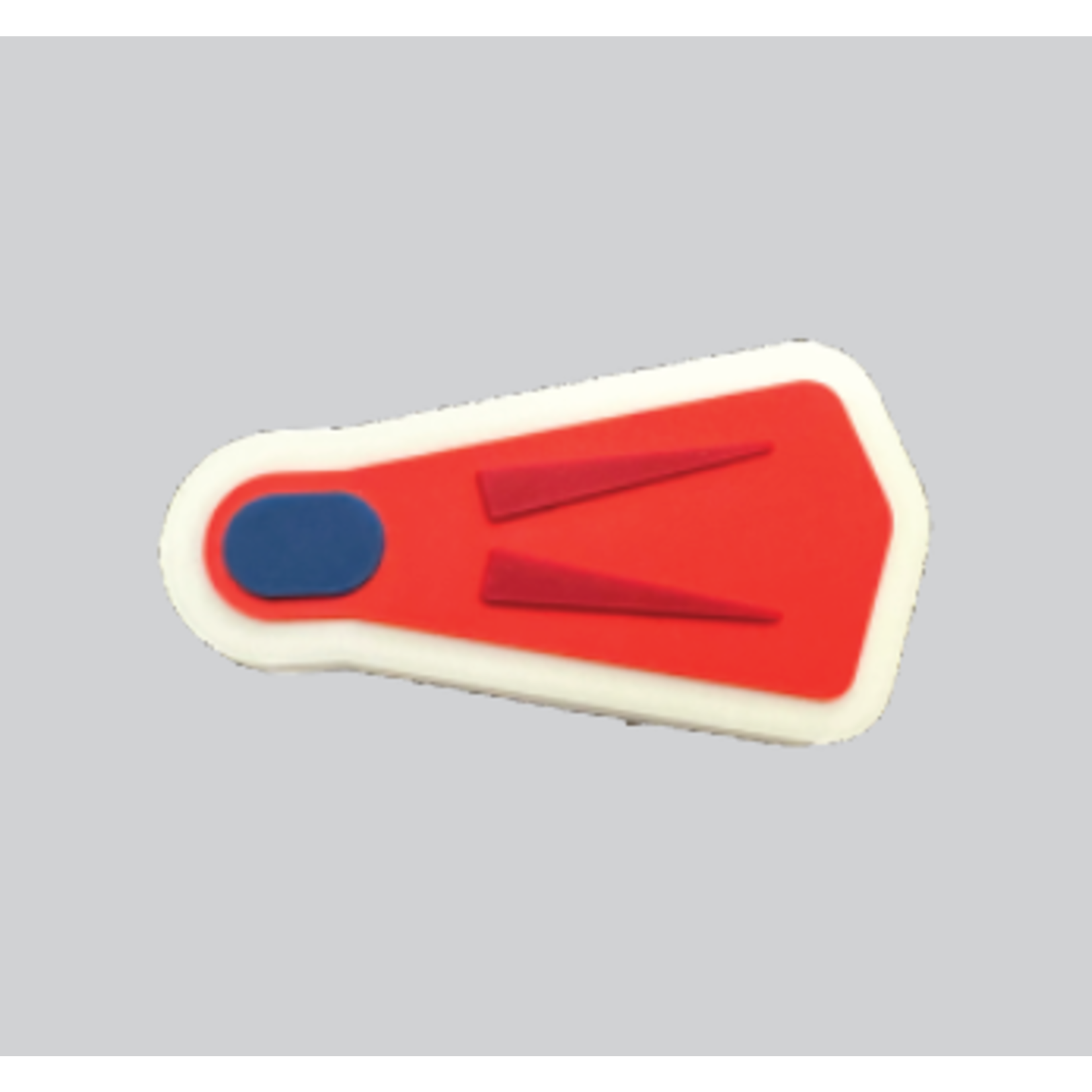 Sport Fair Red Flipper Rubber Clog Charm