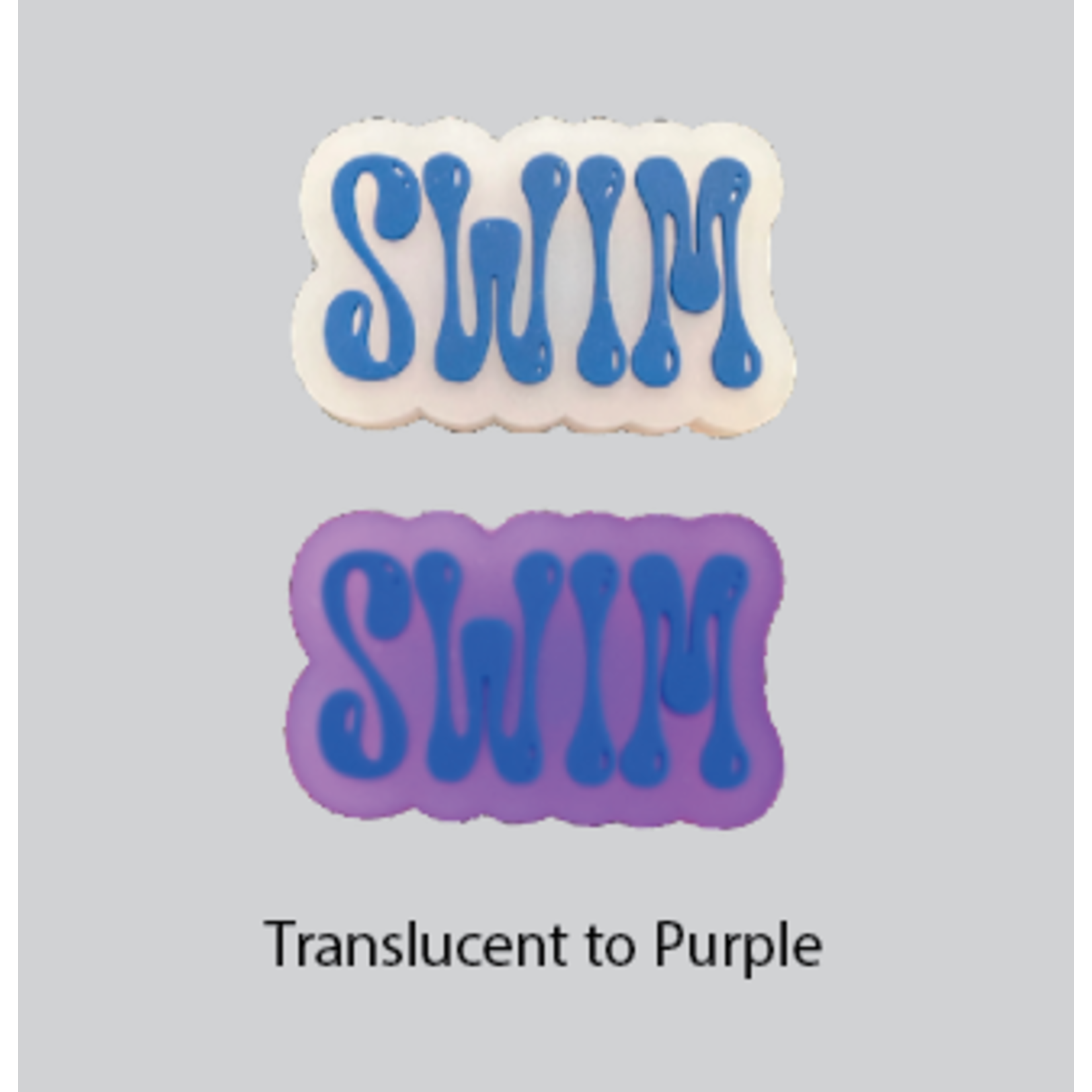 Sport Fair Swim Purple UV Rubber Clog Charm