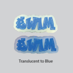 Sport Fair Swim Blue UV Rubber Clog Charm