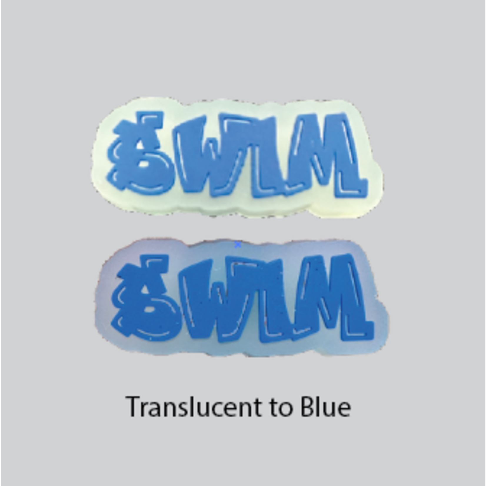 Sport Fair Swim Blue UV Rubber Clog Charm