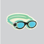 Sport Fair Goggle Rubber Clog Charm
