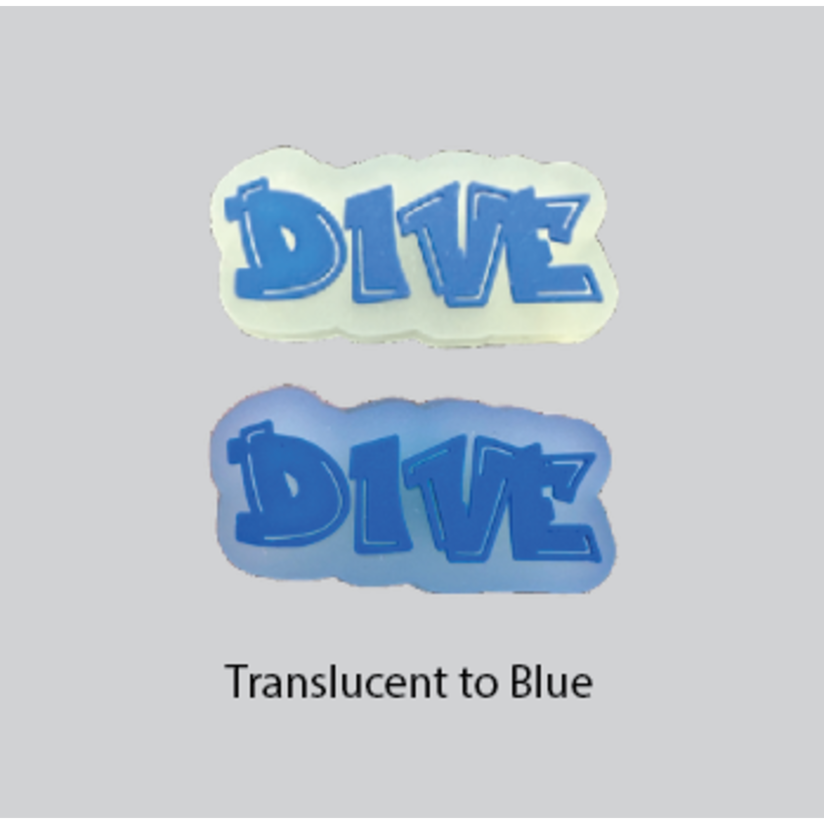 Sport Fair Dive Blue UV Rubber Clog Charm