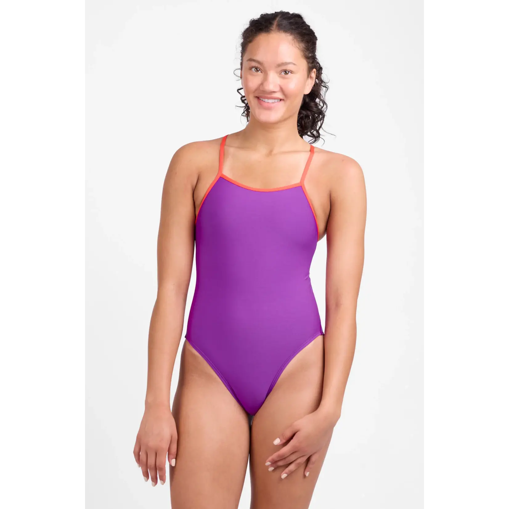 Jolyn Perry One Piece Swimsuit - Contrast - Verbena & Candy Apple & Dew
