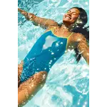 Jolyn Perry One Piece Swimsuit  -Contrast - Dew & Gecko & Verbena