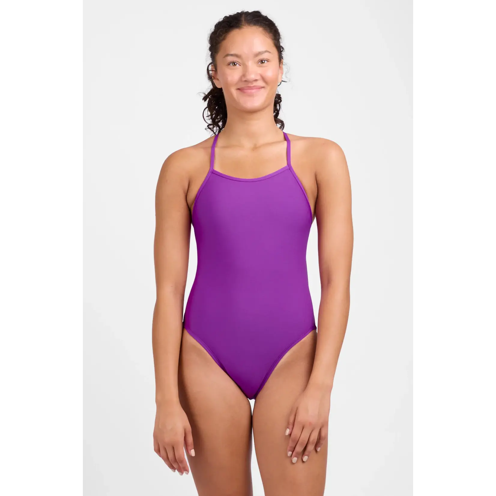 Jolyn Gavin One Piece Swimsuit - Contrast - Verbena & Candy Apple & Gecko