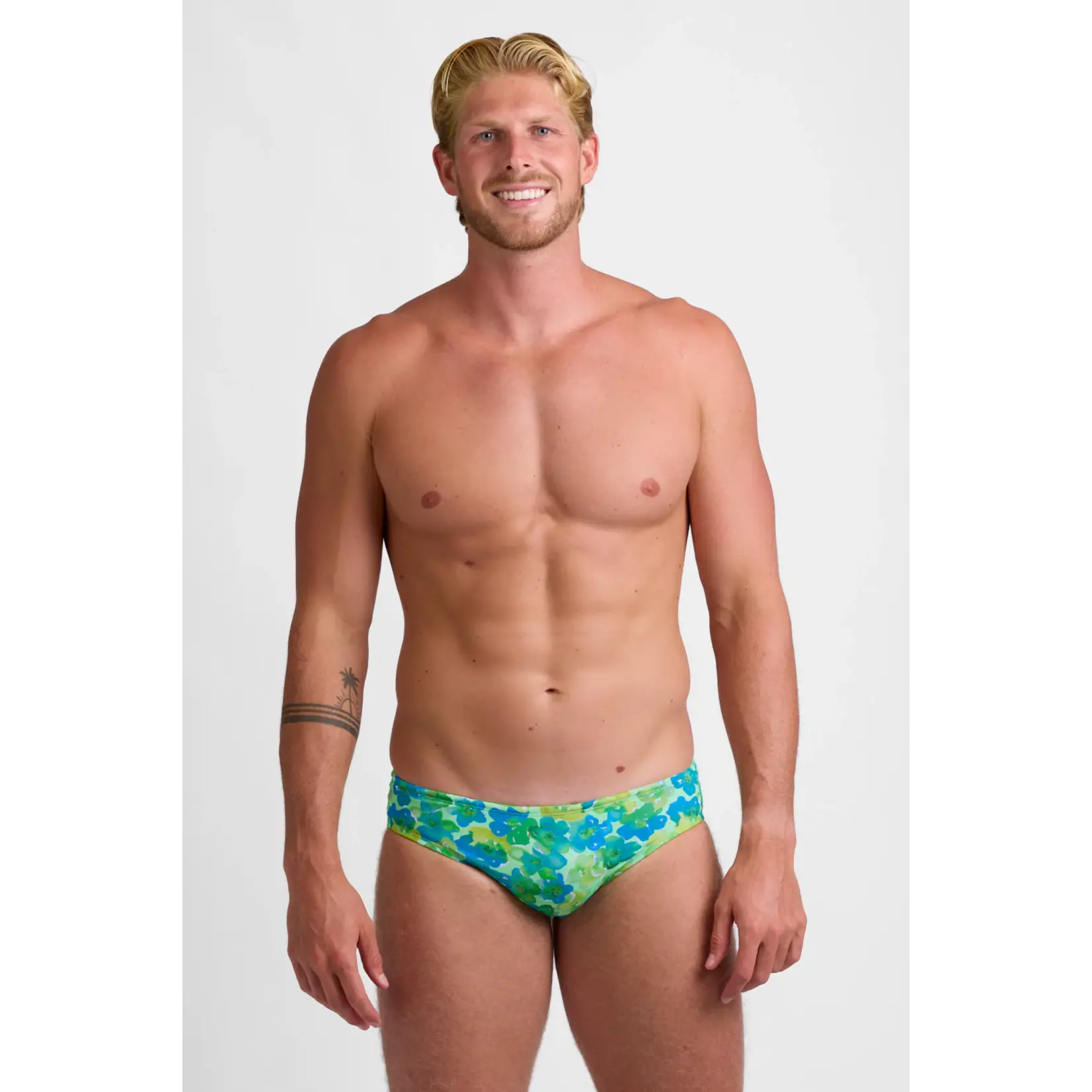 Jolyn Brolyn Swim Brief -  Water Blossom