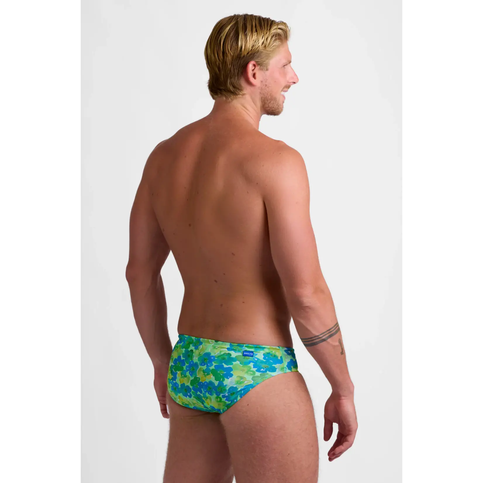 Jolyn Brolyn Swim Brief -  Water Blossom