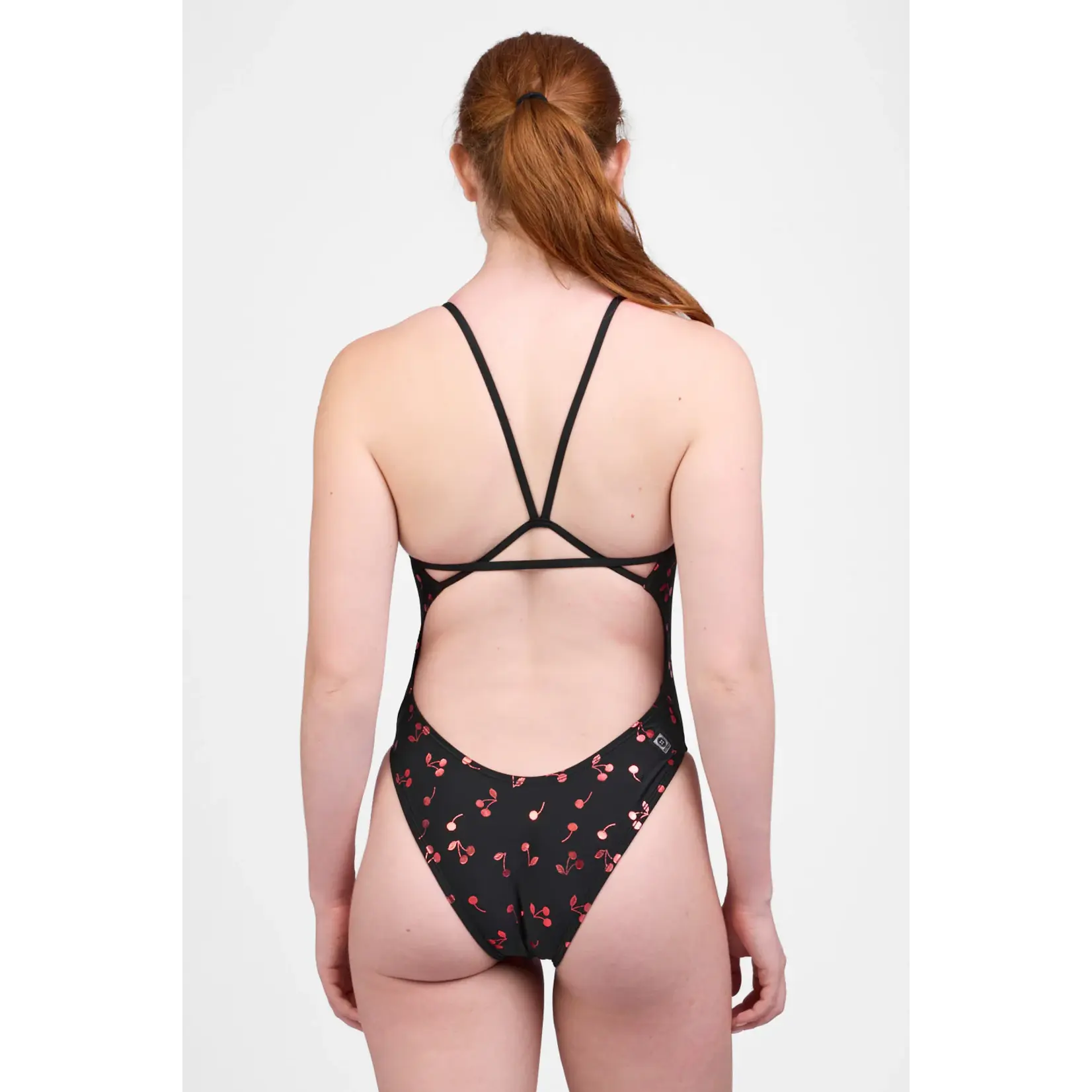 Jolyn Perry One Piece Swimsuit - Metallic Cherry Burst